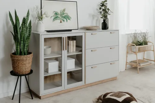 Sideboard Split | steingrau / Jackson Hickory