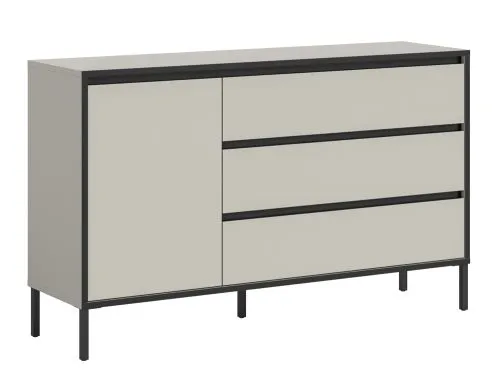 Sideboard Tron | Kaschmir / schwarz
