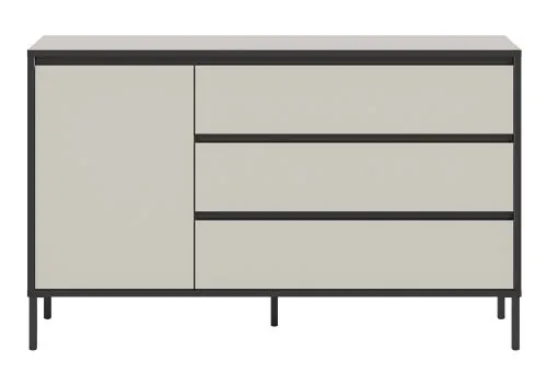 Sideboard Tron | Kaschmir / schwarz