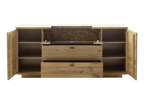 Sideboard Venedig | Naturfarben / Wildeiche | ohne Beleuchtung