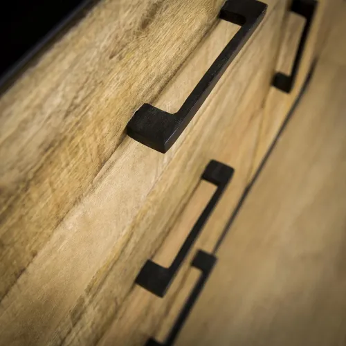 Sideboard Werdi | Mango massiv | weiß Antik