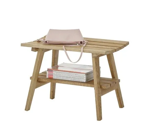 Sitzbank Garderobenbank Bantry 3 | Eiche massiv | 60x45x36 cm