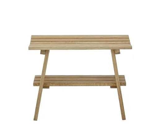 Sitzbank Garderobenbank Bantry 3 | Eiche massiv | 60x45x36 cm