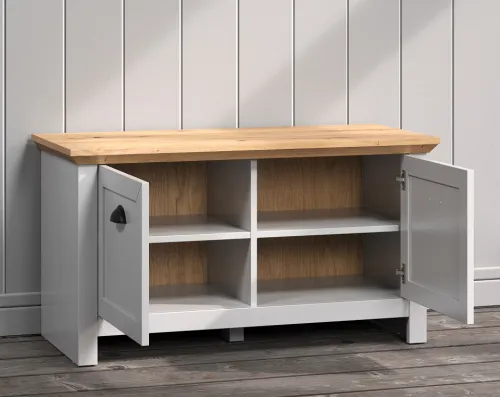 Sitzbank Landside | Lichtgrau / Artisan Eiche