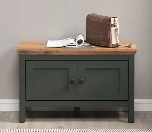 Sitzbank Stanton | Tannengrün / Eiche