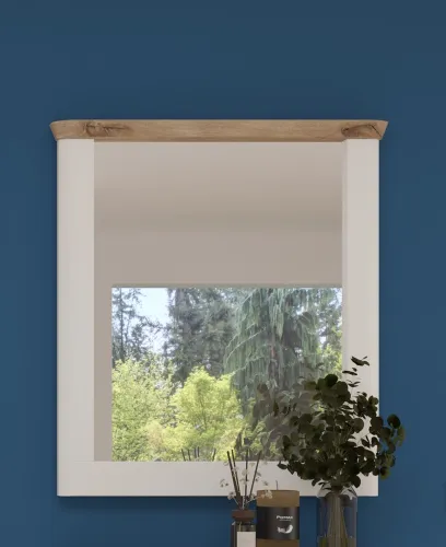 Spiegel Michigan | weiß / Viking Oak