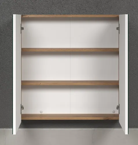 Spiegelschrank Bad Touch | Artisan Eiche / weiß