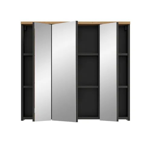 Spiegelschrank Canu | Artisan Eiche / Basalt grau | ohne Aufsatzleuchte