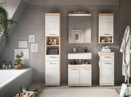 Spiegelschrank Lambada | Sonoma Eiche hell ohne Beleuchtung