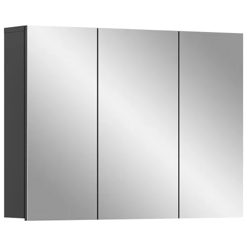 Spiegelschrank Soft | grau | ohne Beleuchtung 80 x 60 x 15 cm