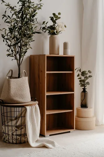 Standregal Fyn | mit 4 Fächern | Artisan Oak