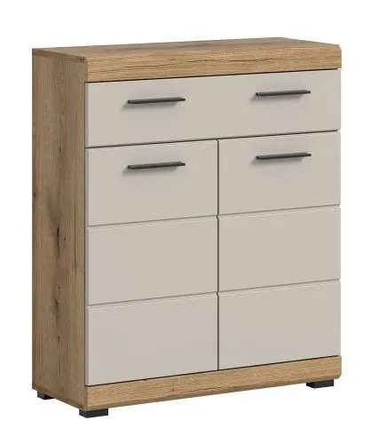 Standschrank breit Scout | mit Schubkasten | Kaschmir / Evoak Oak