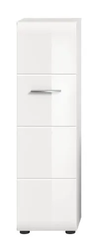 Standschrank Hängeschrank Ice | weiß / weiß Hochglanz