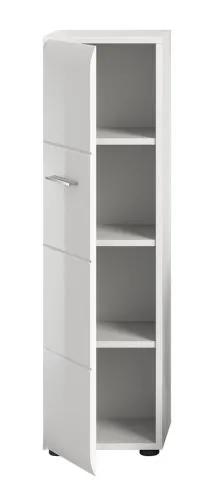 Standschrank Hängeschrank Ice | weiß / weiß Hochglanz