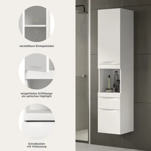 Standschrank Hängeschrank Viana | weiß