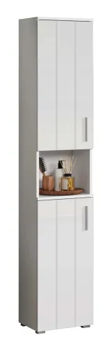 Standschrank Wons | weiß Hochglanz