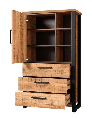 Stauraum Schrank Enna, Mango Dekor – Ansicht 4