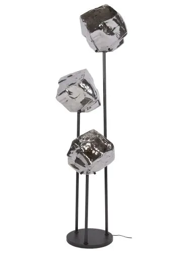 Stehlampe Ambera | 3 Leuchten | Sienna braun-frosted