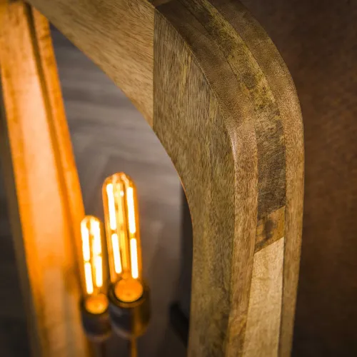 Stehlampe Bas | Mango massiv | Naturfarben