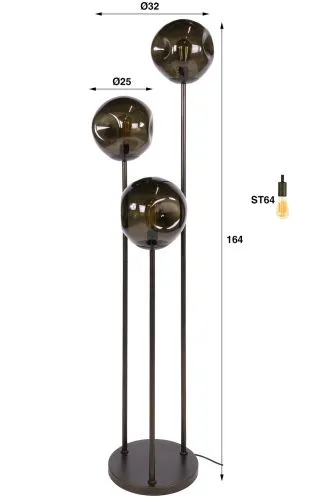 Stehlampe Jinjin – Ansicht 5