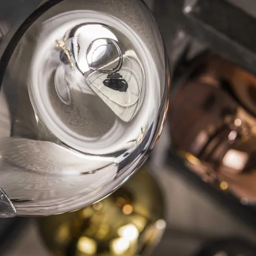 Stehlampe Jinjin | 5-flammig | Artic schwarz