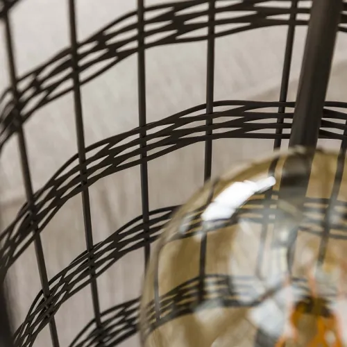 Stehlampe Styu 2 Leuchten | Metall | schwarz Nickel