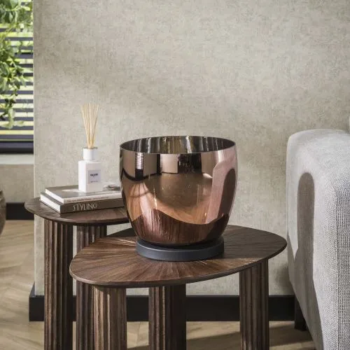 Stehlapme Pad | Glas & Metall | Kupferfarbe