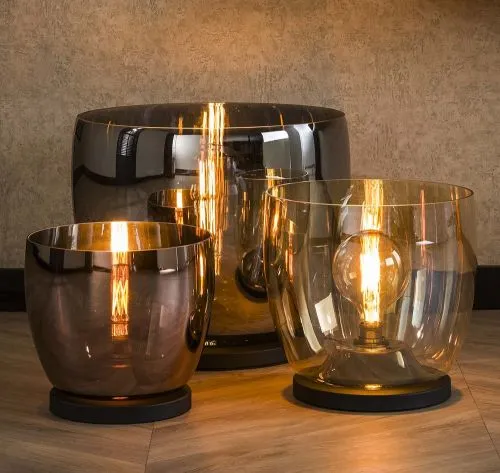 Stehlapme Pad | Glas & Metall | Smoke grau