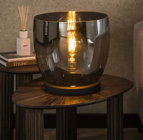 Stehlapme Pad (XL) | Glas & Metall | Smoke grau