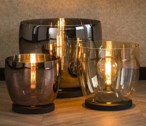 Stehlapme Pad (XL) | Glas & Metall | Smoke grau