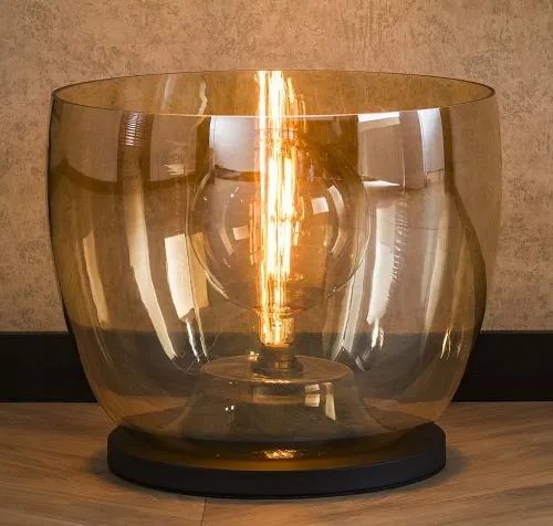 Stehlapme Pad (XXL) | Glas & Metall | Amber