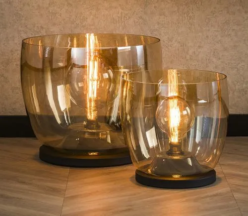 Stehlapme Pad (XXL) | Glas & Metall | Amber