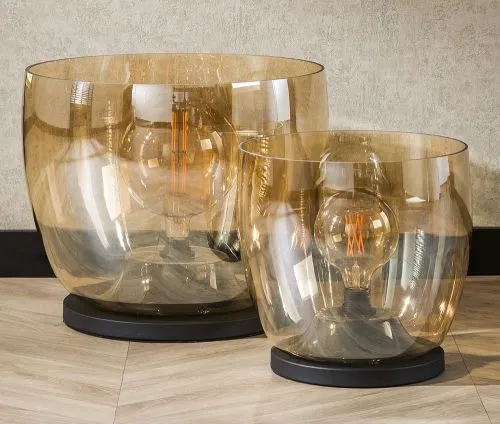 Stehlapme Pad (XXL) | Glas & Metall | Amber