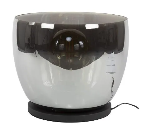 Stehlapme Pad (XXL) | Glas & Metall | Smoke grau