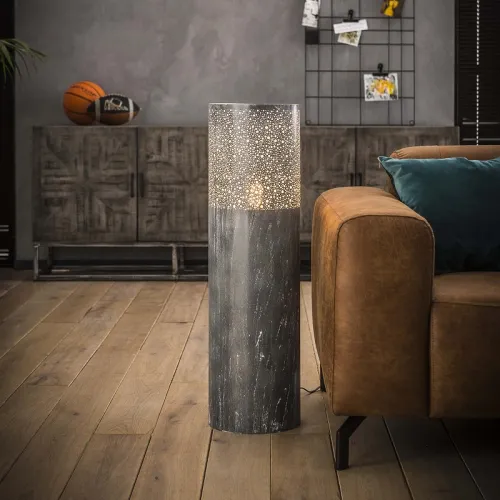 Stehleuchte Diclos | Zylinder | grau