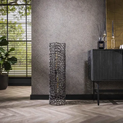 Stehleuchte Orite | Zylinder | schwarz Nikel | 60/90/120 | verschiedene Größen