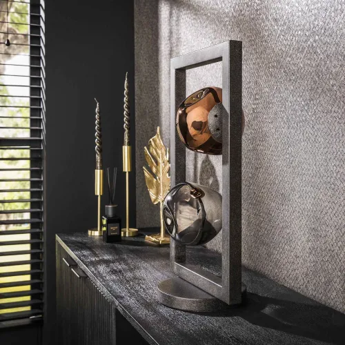 Tischlampe Jinjin | 2-flammig | Artic schwarz