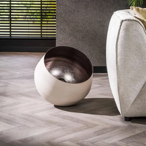 Tischlampe Taiho | Metall | Naturgrau | Ø 50 cm