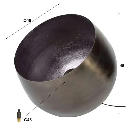 Tischleuchte Seja | Korb | schwarz Nickel | Ø 28/36/50 | verschiedene Größen