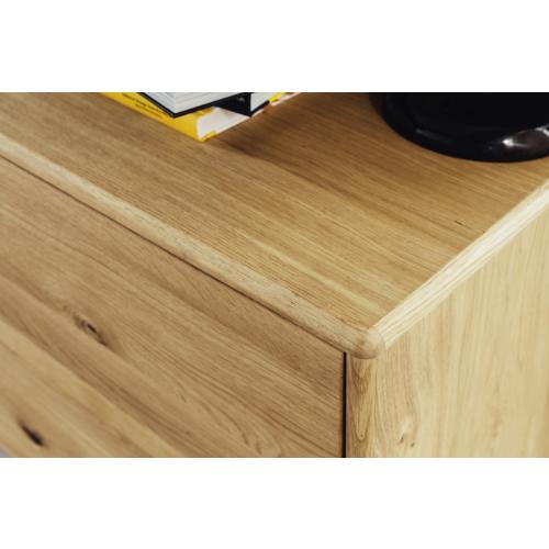 TV-Board Arezzo | Wildeiche / anthrazit | LED Beleuchtung