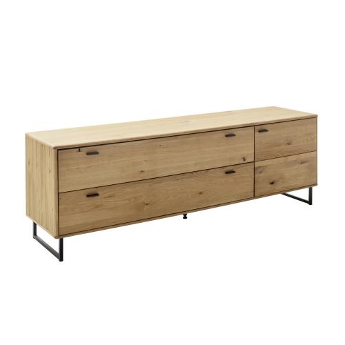 TV-Board Arezzo | Wildeiche / anthrazit