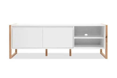 TV-Board Denver | weiß / Artisan Eiche