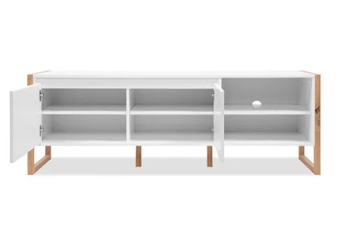 TV-Board Denver | weiß / Artisan Eiche