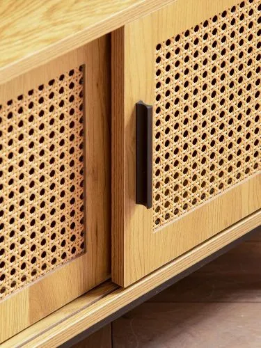 TV-Board French | braun / schwarz