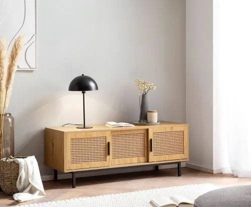 TV-Board French | braun / schwarz