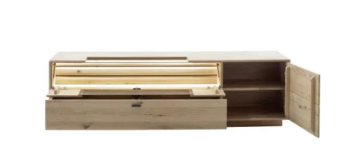 TV-Board Girona | Ast / Balkeneiche | ohne Beleuchtung