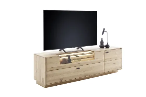 TV-Board Girona | Ast / Balkeneiche | optional LED Beleuchtung