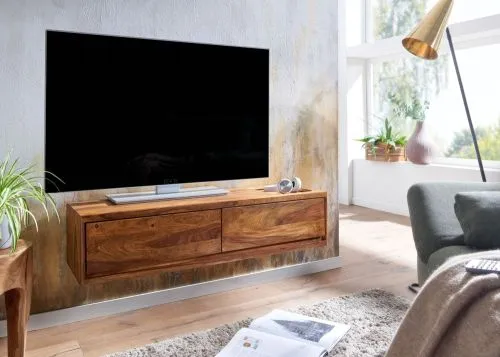 TV-Board Leopo 1 | Sheesham | braun