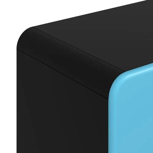 TV-Board Level Up, schwarz, rot, blau – Ansicht 4