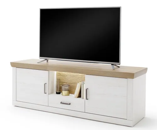 TV-Board Madrid 2 | Landhaus | Pinie Aurelio/ Grandson Oak | ohne Beleuchtung